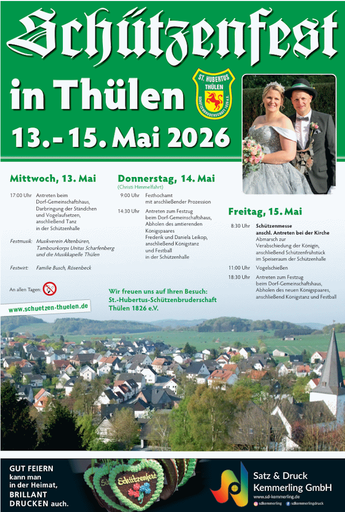 plakat schuetzenfest 2026